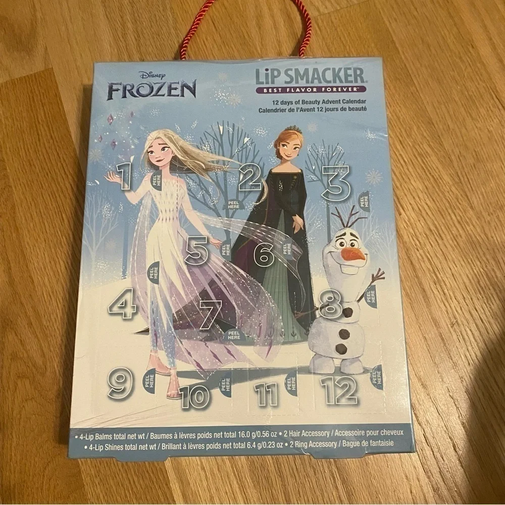 Frozen Lip Smacker Lipstick Chapstick Gloss Advent Calendar NEW Christmas Disney